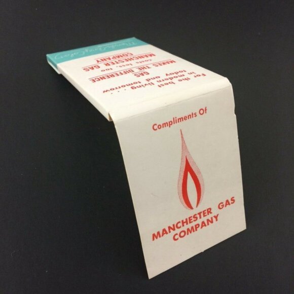 Vintage Manchester Gas Company Advertising Miracle Match Mending Kit - Picture 2 of 12